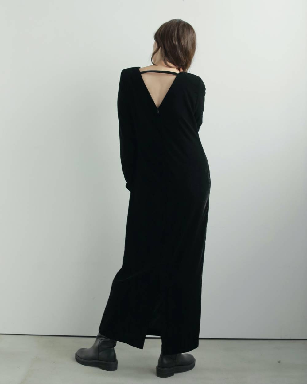 Velour Pencil Onepiece Velour Pencil Onepiece,(ベロア ペンシル ワンピース,62520319,ワンピース,ワンピ,ロングワンピース,ベロア素材,ànuke,アンヌーク,lifes,ライフズ,25aw