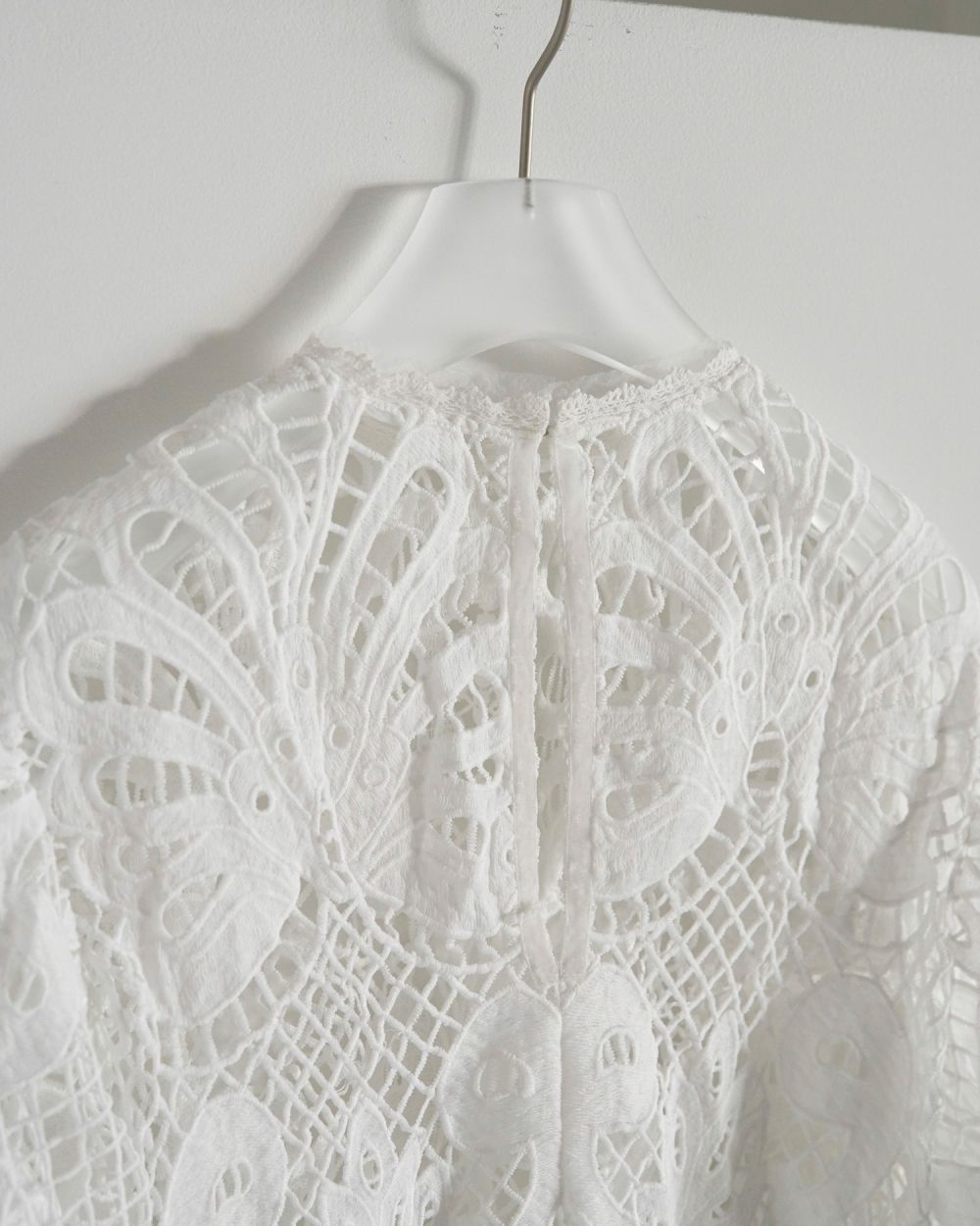 Panel Lace Blouse Panel Lace Blouse,パネル レース ブラウス,62520402,トップス,ブラウス,シャツ,レースシャツ,ànuke,アンヌーク,lifes,ライフズ,25aw