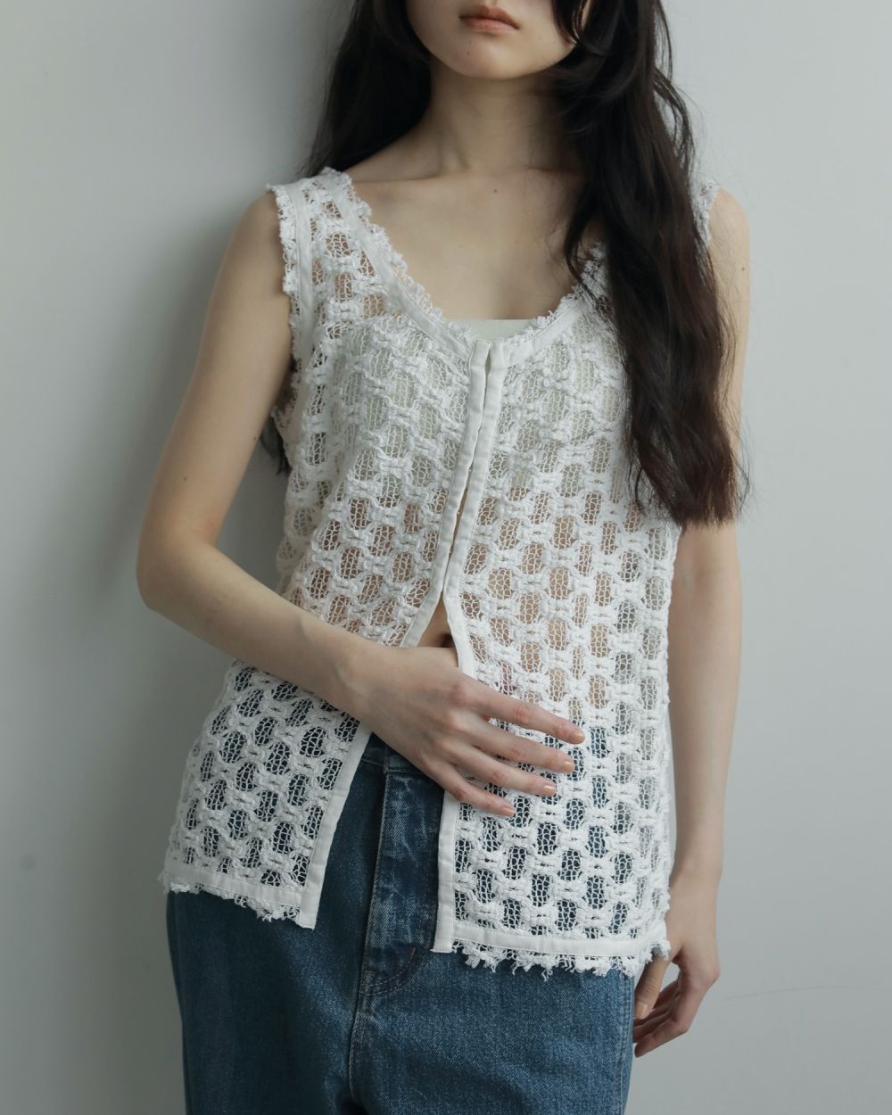 ànuke online store（アンヌーク） / Lace Sleeveless TopsLace