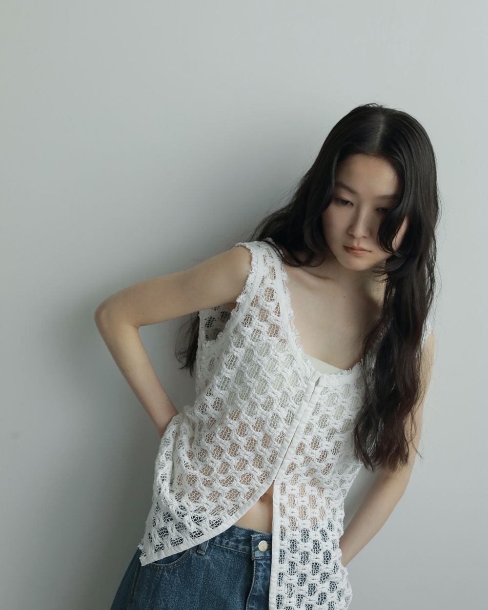 ànuke online store（アンヌーク） / Lace Sleeveless TopsLace
