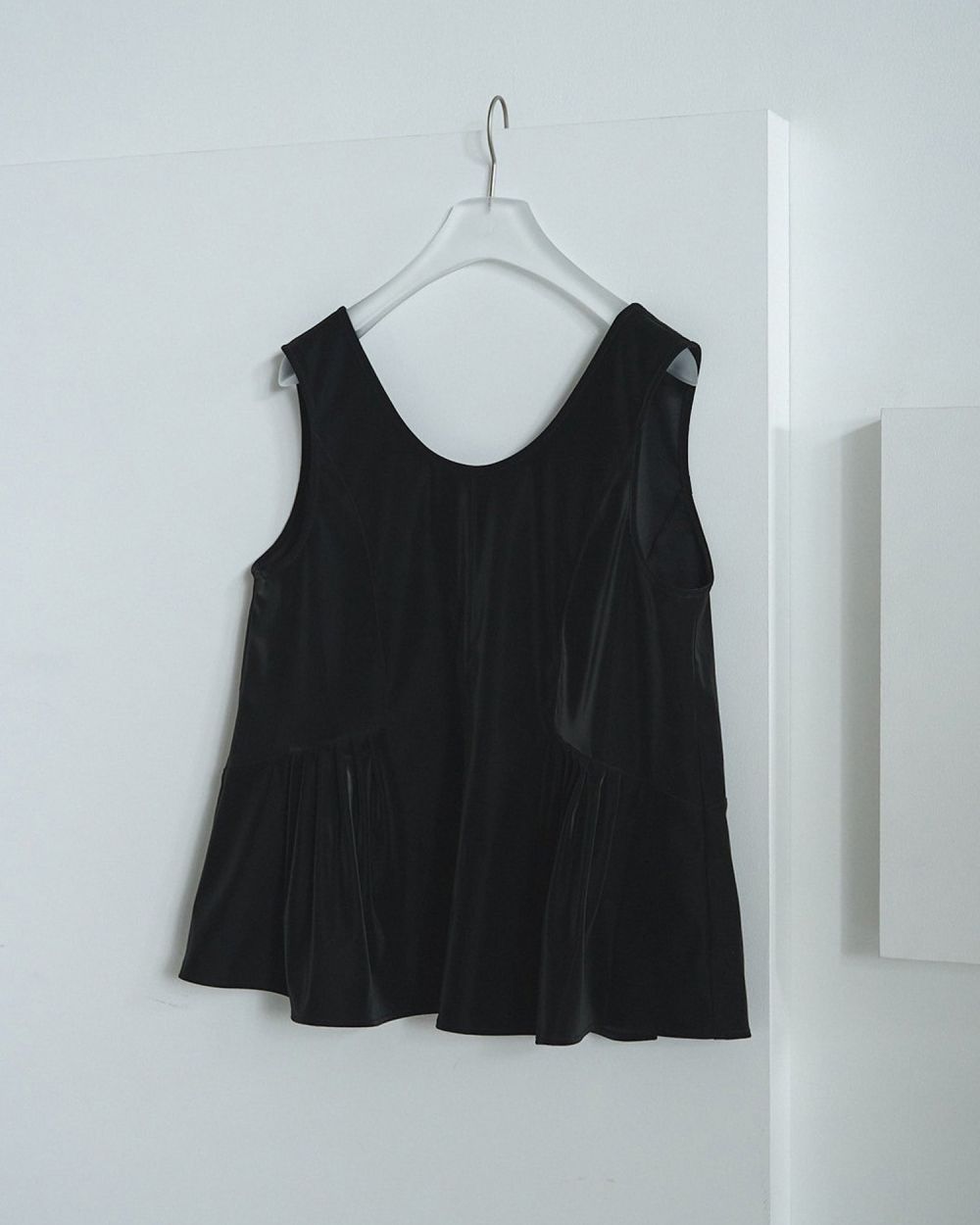 anuke アンヌーク Sheer Peplum Tops ブラック／新品未使用 ànuke online store（アンヌーク） / Sheer Peplum TopsSheer