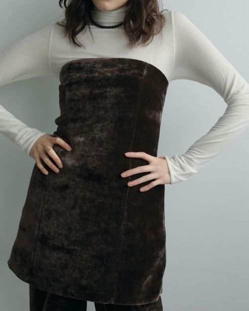 ànuke online store（アンヌーク） / Velvet Bare BustierVelvet Bare