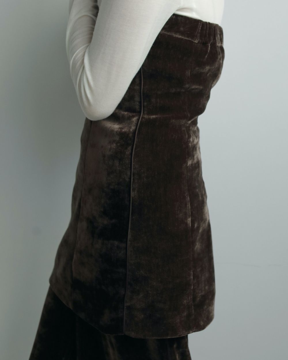 Velvet Bare Bustier Velvet Bare Bustier,ベルベット ベア ビスチェ,62520405,ビスチェ,トップス,チュニック丈,ànuke,アンヌーク,lifes,ライフズ,25aw