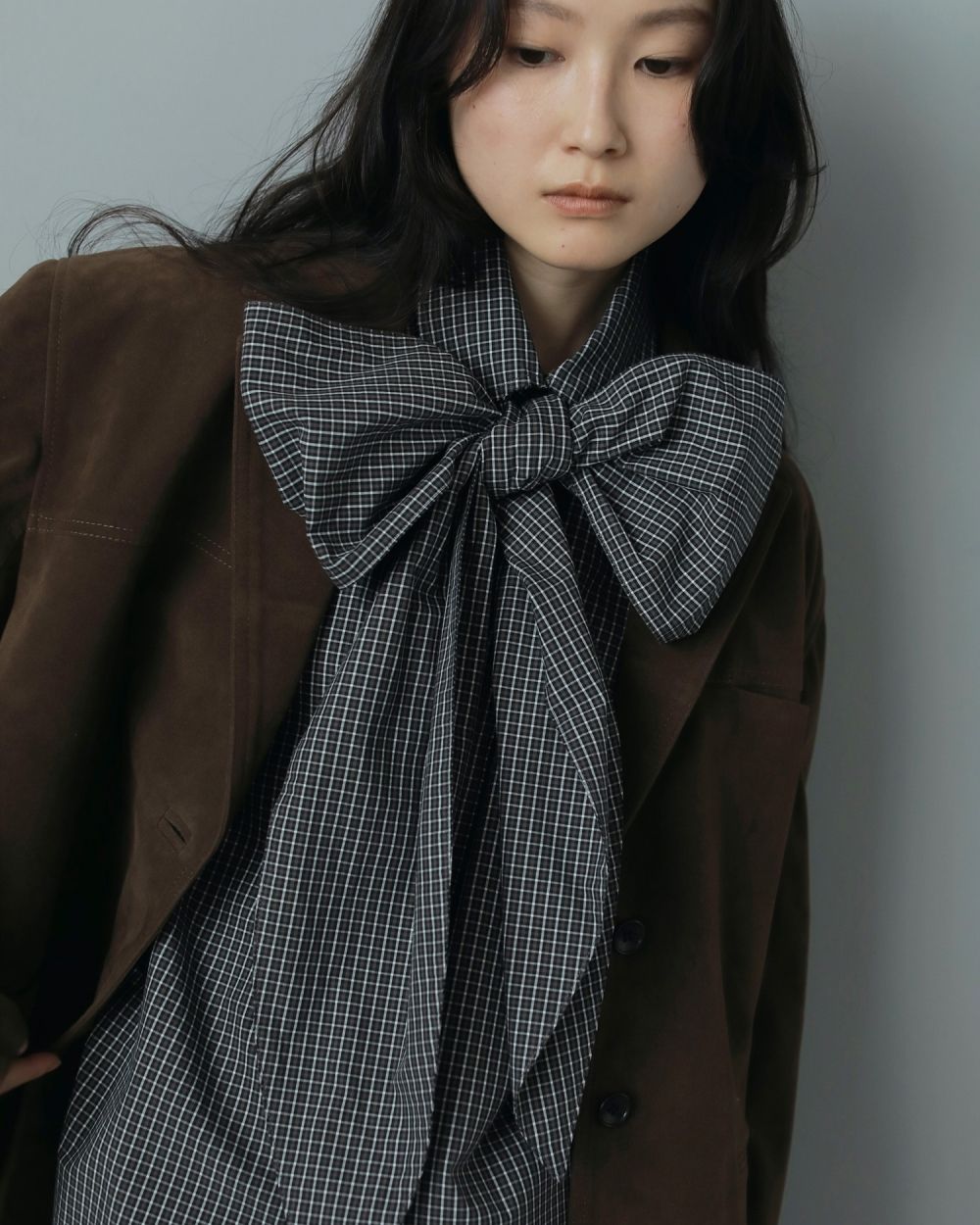 Volume Ribbon Shirts Volume Ribbon Shirts,ボリュームリボンシャツ,62520407,シャツ,ブラウス,リボン,オーバーサイズ,ànuke,アンヌーク,lifes,ライフズ,25aw