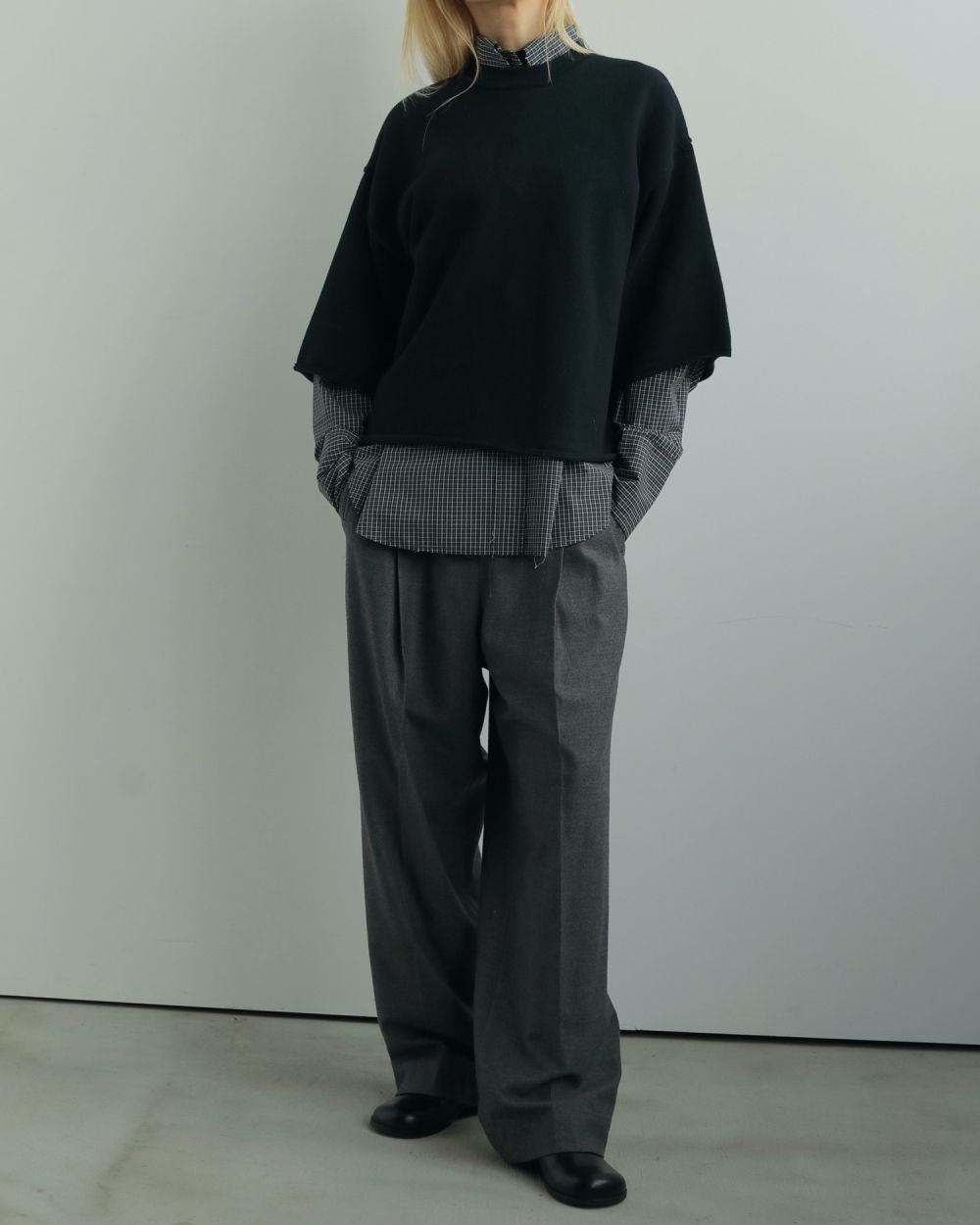 Volume Ribbon Shirts Volume Ribbon Shirts,ボリュームリボンシャツ,62520407,シャツ,ブラウス,リボン,オーバーサイズ,ànuke,アンヌーク,lifes,ライフズ,25aw