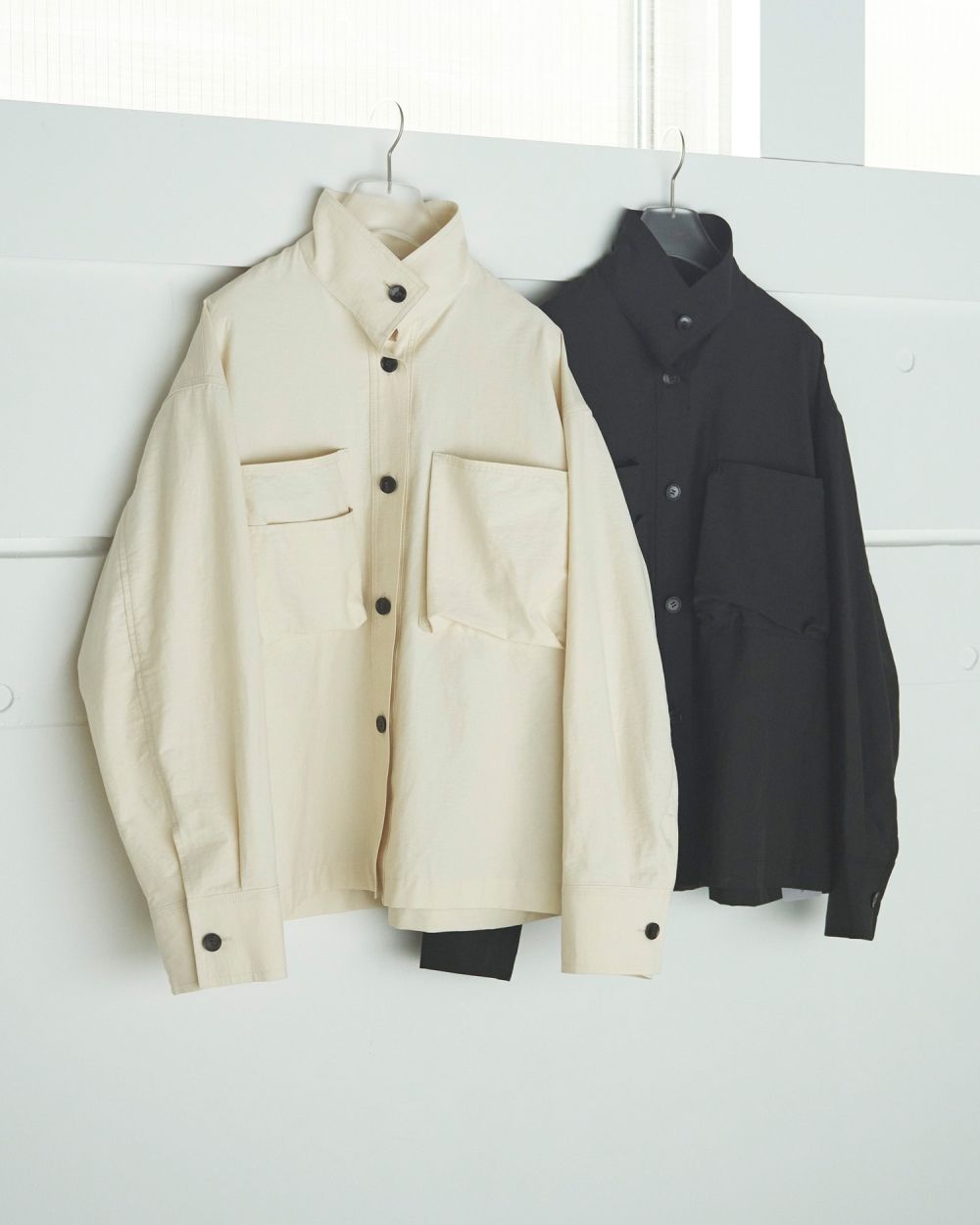 Pocket Standcollar Shirts Pocket Standcollar Shirts,ポケットスタンドカラーシャツ,62520408,シャツ,ブラウス,トップス,ànuke,アンヌーク,lifes,ライフズ,25aw
