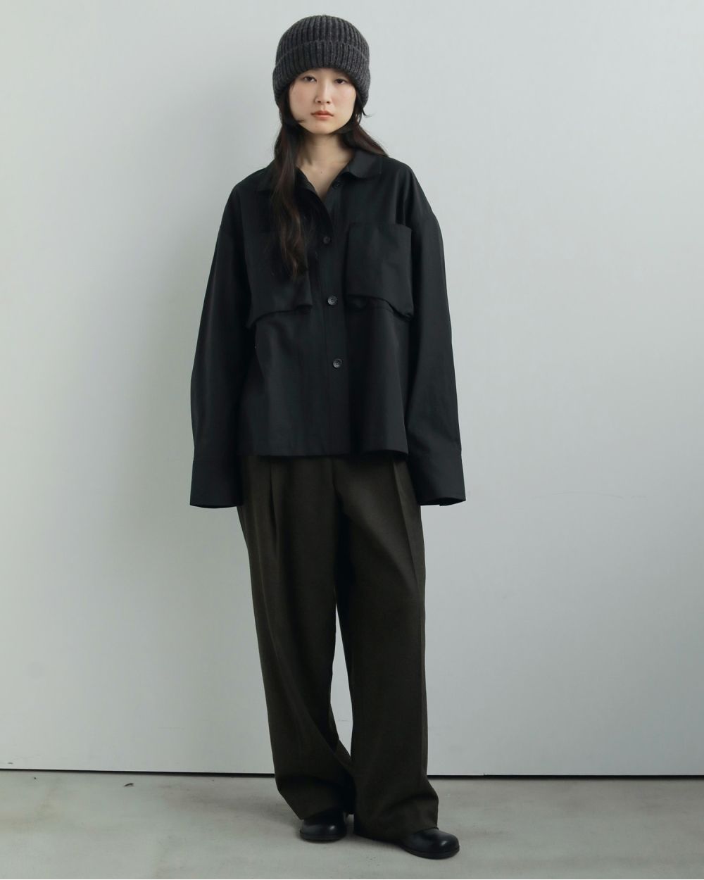 Pocket Standcollar Shirts Pocket Standcollar Shirts,ポケットスタンドカラーシャツ,62520408,シャツ,ブラウス,トップス,ànuke,アンヌーク,lifes,ライフズ,25aw