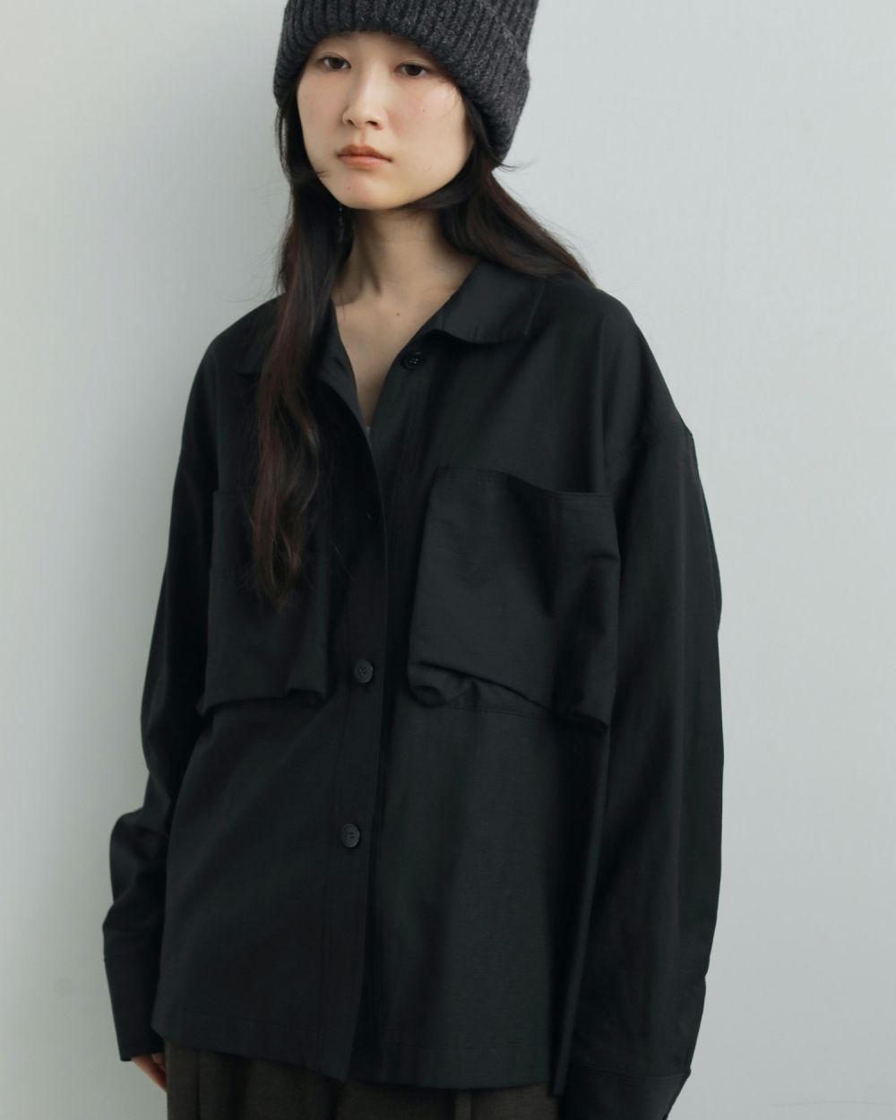 Pocket Standcollar Shirts Pocket Standcollar Shirts,ポケットスタンドカラーシャツ,62520408,シャツ,ブラウス,トップス,ànuke,アンヌーク,lifes,ライフズ,25aw