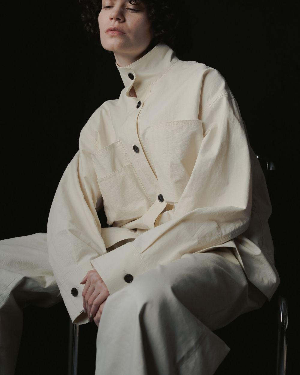 Pocket Standcollar Shirts Pocket Standcollar Shirts,ポケットスタンドカラーシャツ,62520408,シャツ,ブラウス,トップス,ànuke,アンヌーク,lifes,ライフズ,25aw