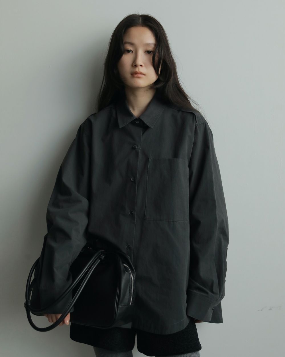 アンヌーク anuke 2025FallWinter トップス Highcount Over Shirts 8月下旬〜9月中旬予約 ハイカウントオーバーシャツ シャツ ànuke online store（アンヌーク） / Highcount Over