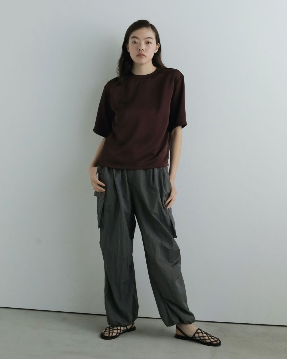 Satin Over Tops Satin Over Tops,サテン オーバー トップス,62520411,トップス,ブラウス,Tシャツ,オーバーサイズ,ànuke,アンヌーク,lifes,ライフズ,25aw