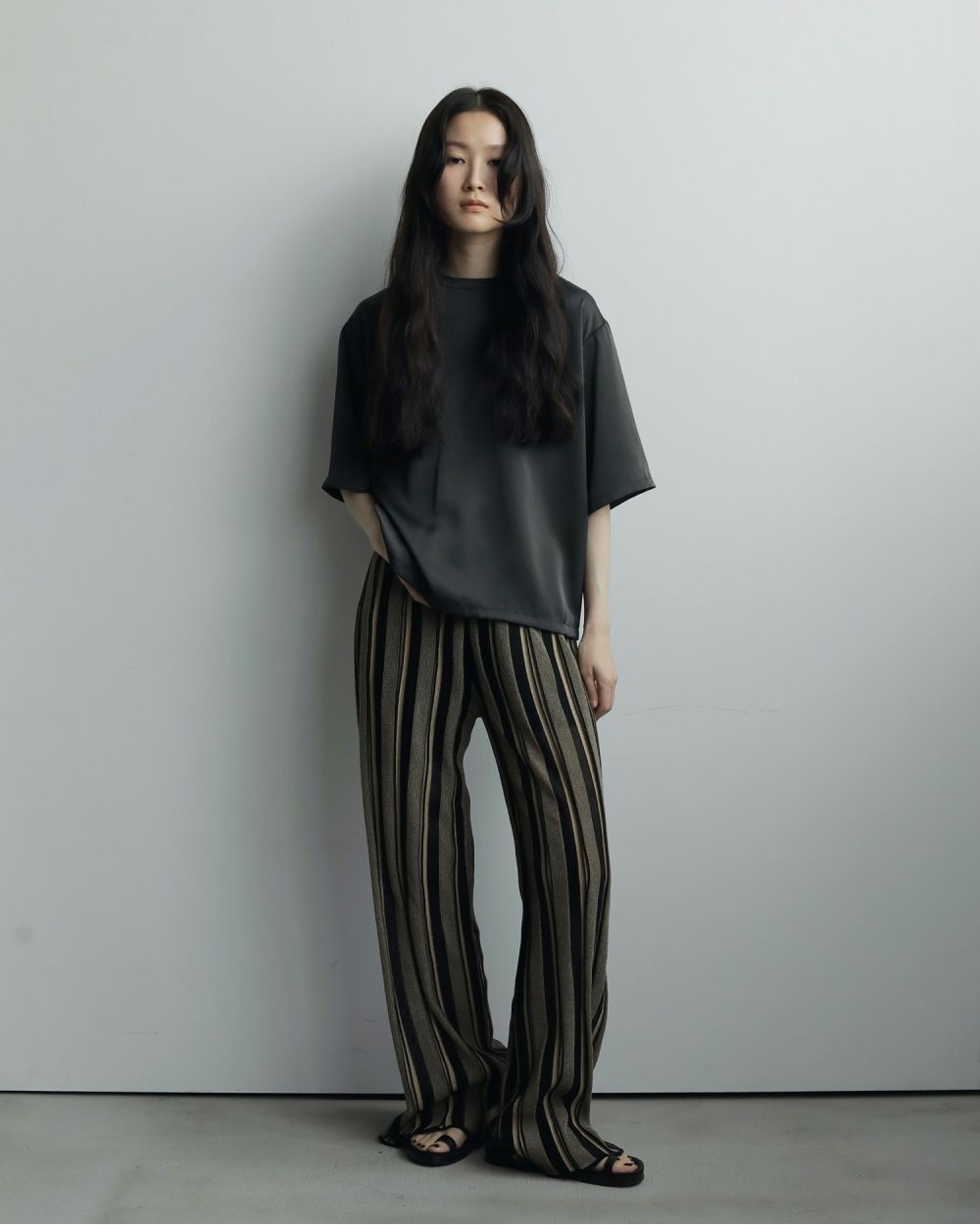 Satin Over Tops Satin Over Tops,サテン オーバー トップス,62520411,トップス,ブラウス,Tシャツ,オーバーサイズ,ànuke,アンヌーク,lifes,ライフズ,25aw