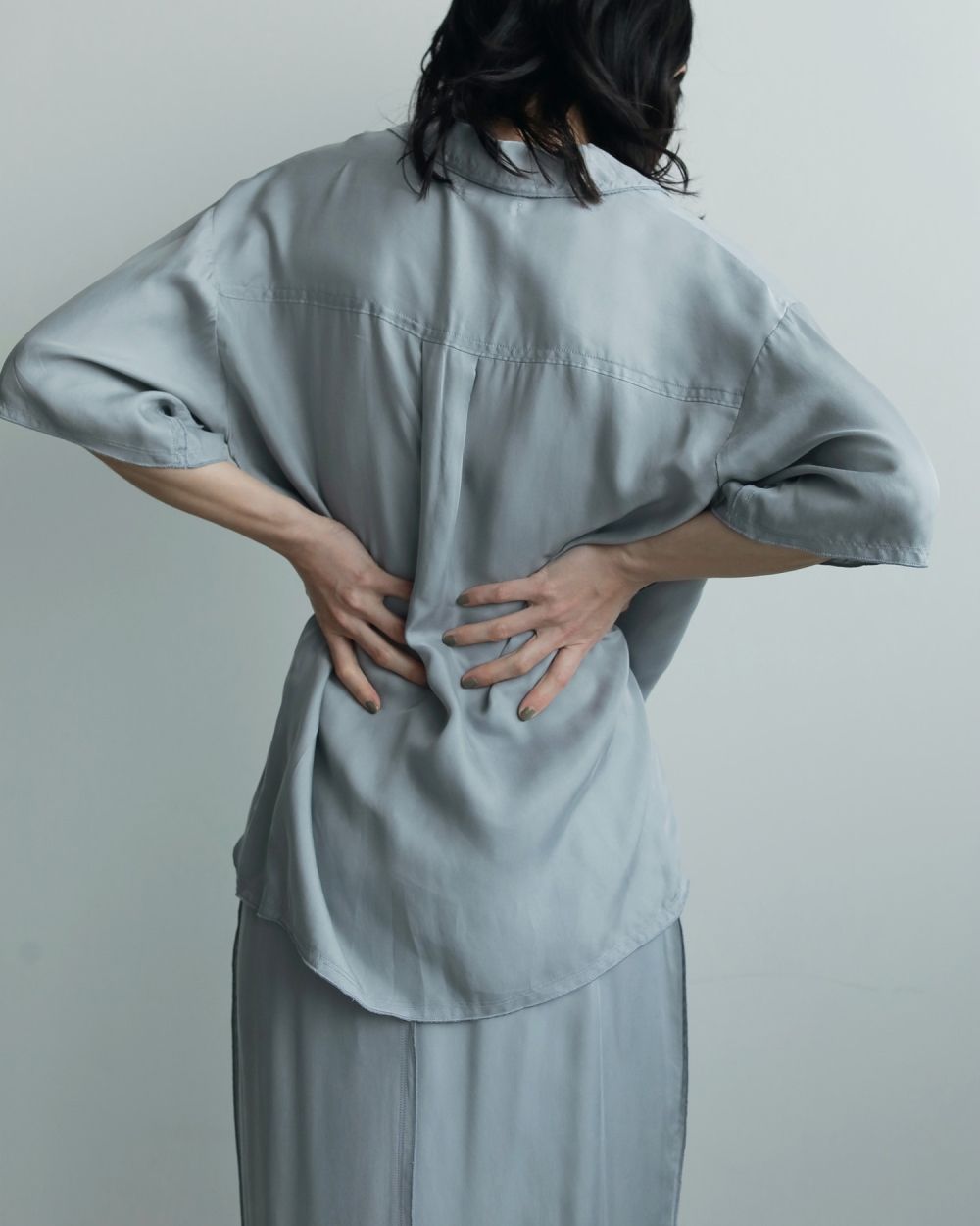 Opencollar Mellow Shirts Opencollar Mellow Shirts,オープンカラー メロウ シャツ,62520414,シャツ,ブラウス,トップス,羽織,オーバーサイズ,ànuke,アンヌーク,lifes,ライフズ,25aw