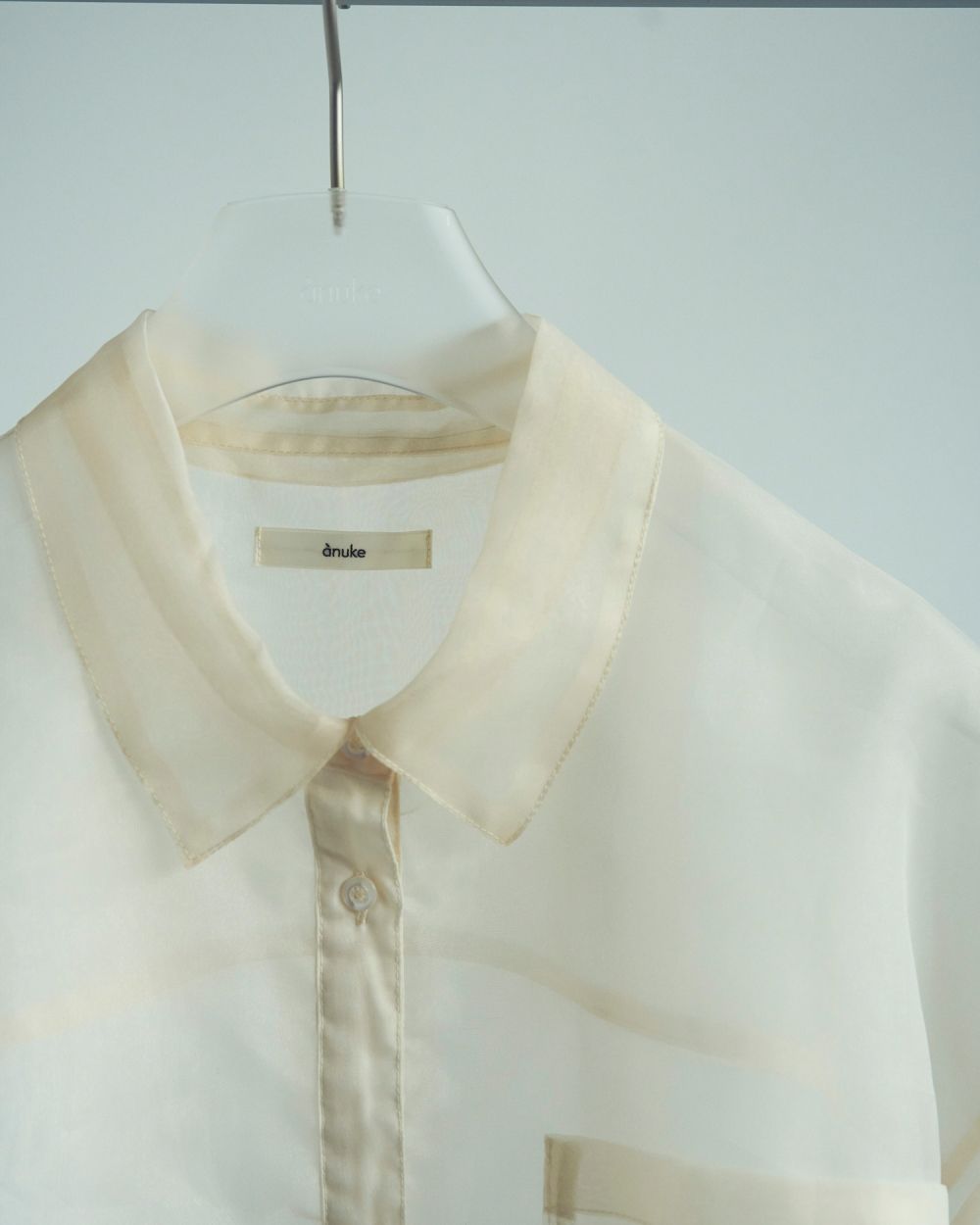 Sheer Layered Shirts Sheer Layered Shirts,シアー レイヤード シャツ,62520419,トップス,ブラウス,オーバーシャツ,シャツ,透け感,ànuke,アンヌーク,lifes,ライフズ,25aw