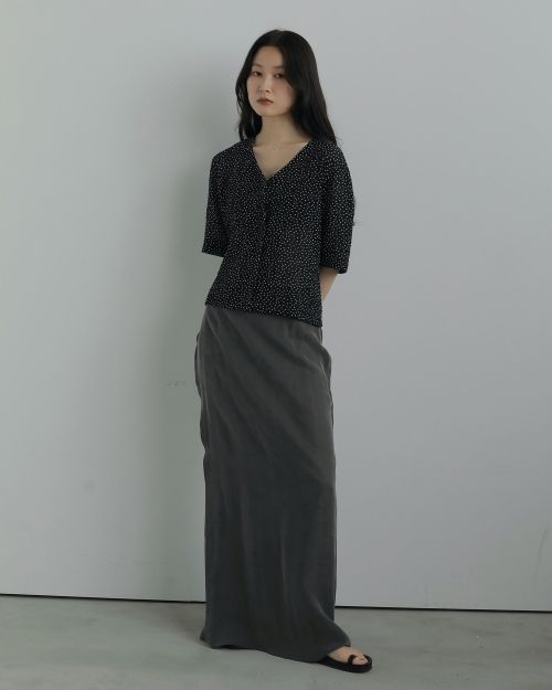 ànuke online store（アンヌーク） / Vneck Dot BlouseVneck Dot