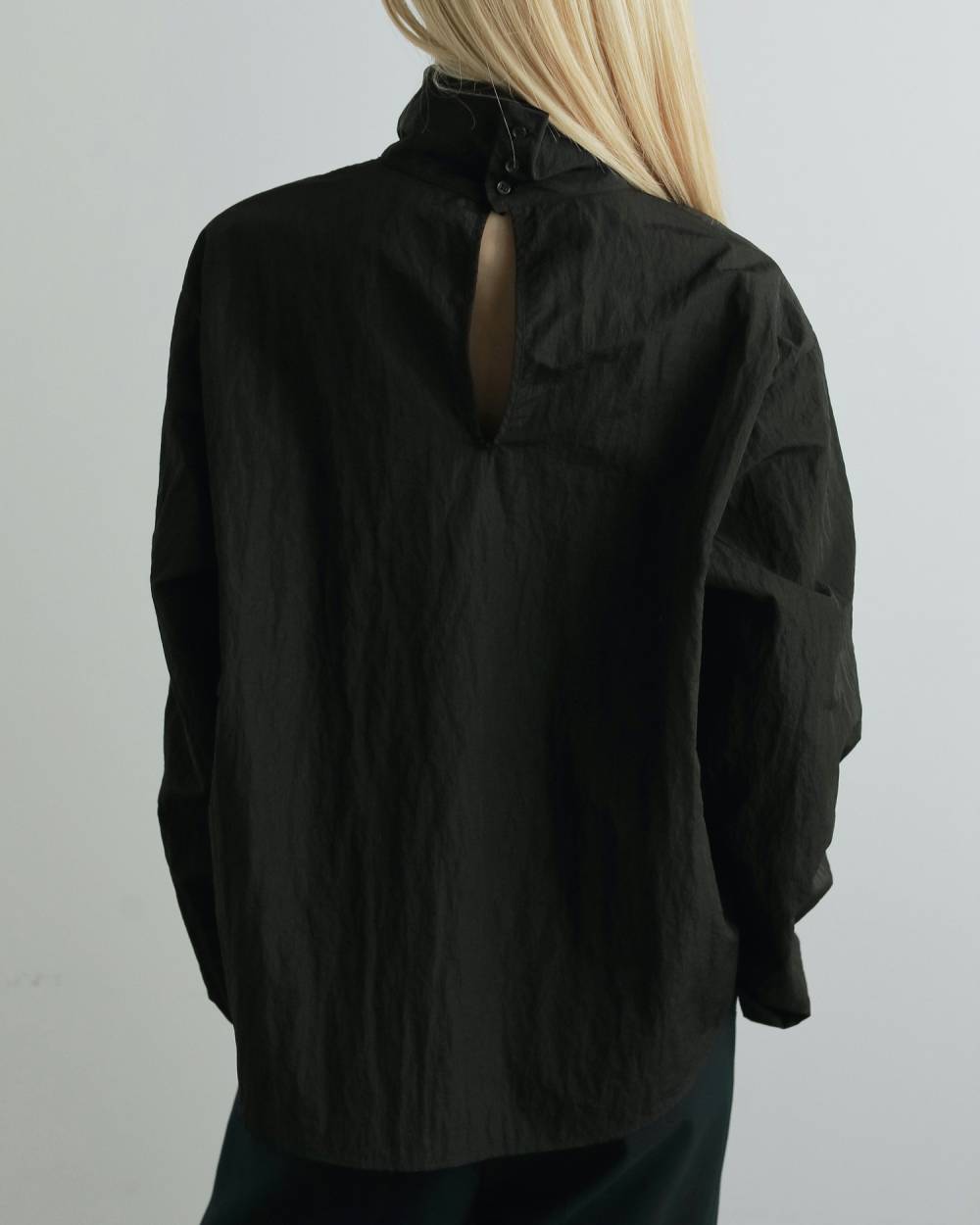 Sheer Over Blouse Sheer Over Blouse,シアー オーバー ブラウス,62520423,ブラウス,シャツ,羽織,透け感,長袖,トップス,シアー,ハイネックブラウス,オーバーサイズ,ànuke,アンヌーク,lifes,ライフズ,25aw