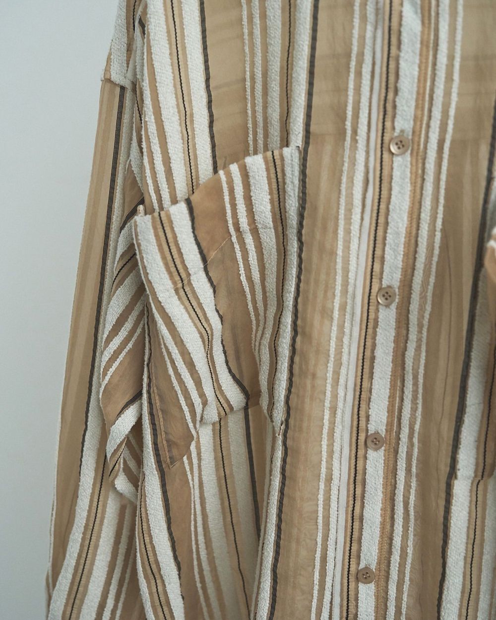 トップス anuke Sheer Stripe Shirts ànuke online store（アンヌーク） / Sheer Stripe ShirtsSheer