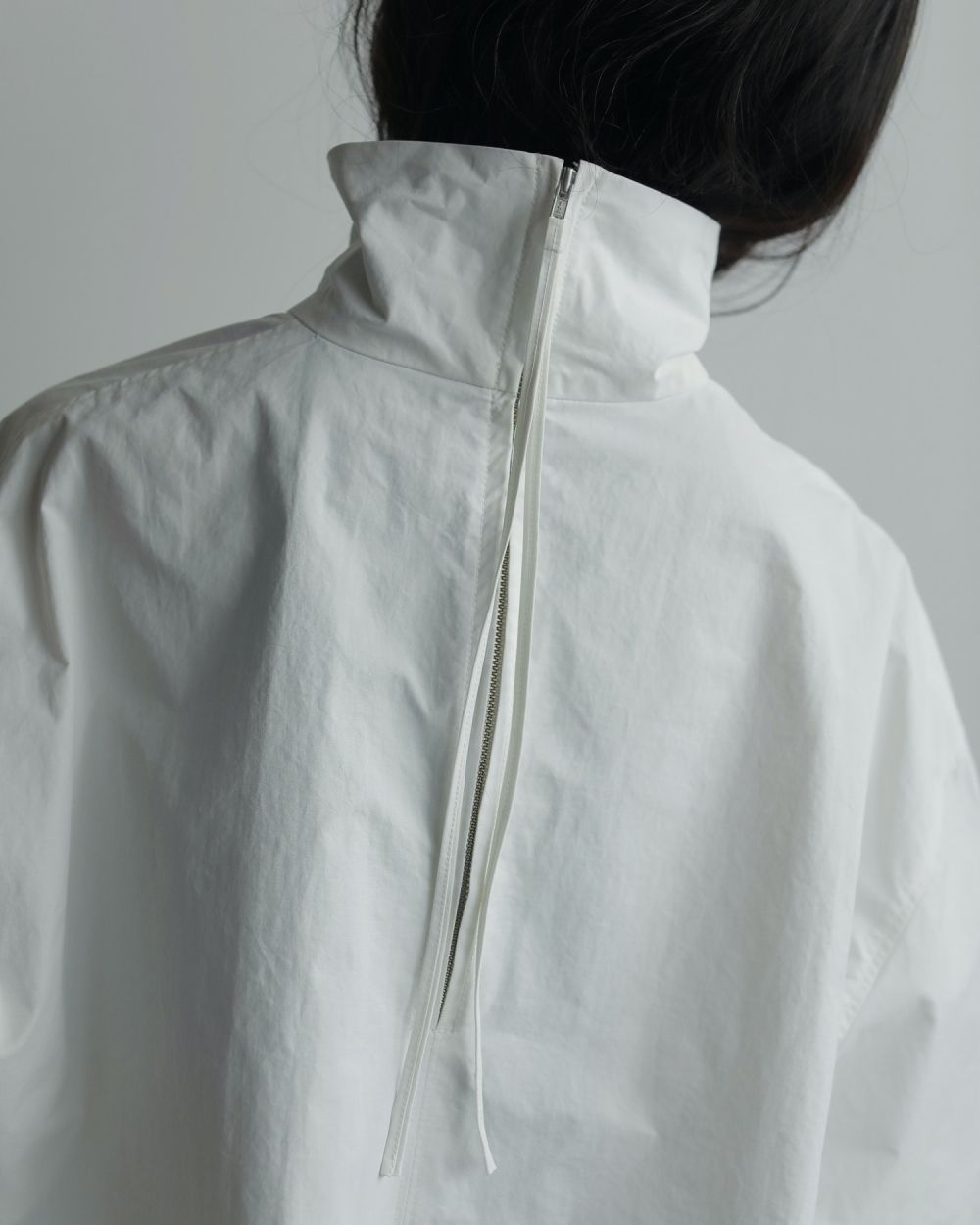 Highneck Over Blouse Highneck Over Blouse,ハイネックオーバーブラウス,62520425,トップス,シャツ,ブラウス,オーバーブラウス,ハイネック,ànuke,アンヌーク,lifes,ライフズ,25aw