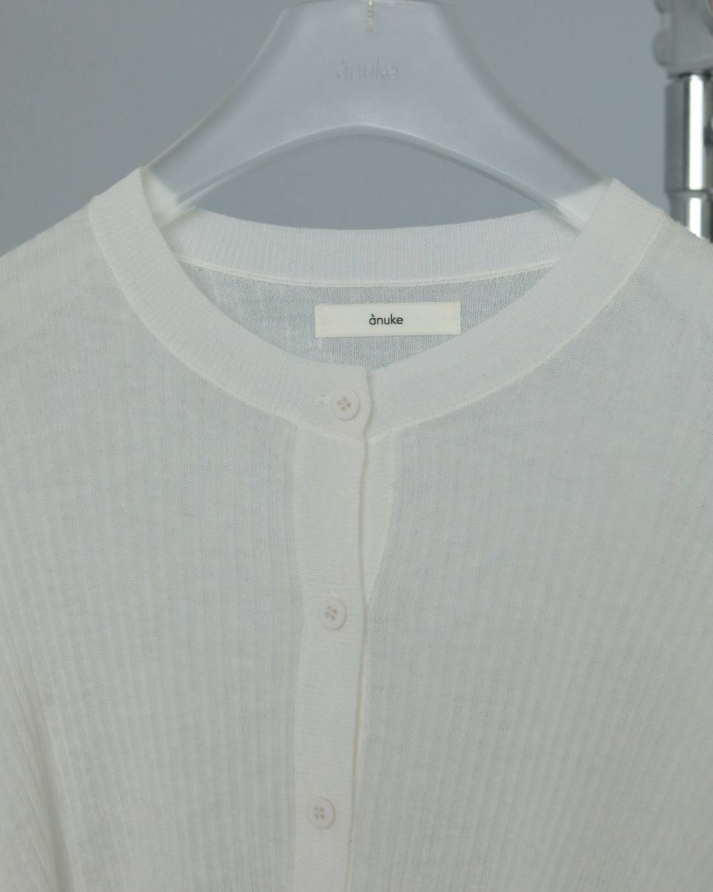 Wool Cachecoeur Cardigan Wool Cachecoeur Cardigan,ウール カシュクール カーディガン,62520502,トップス,カーデ,カーディガン,ニットカーディガン,ニット,ànuke,アンヌーク,lifes,ライフズ,25aw