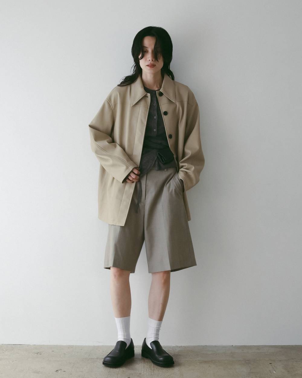 Wool Cachecoeur Cardigan Wool Cachecoeur Cardigan,ウール カシュクール カーディガン,62520502,トップス,カーデ,カーディガン,ニットカーディガン,ニット,ànuke,アンヌーク,lifes,ライフズ,25aw