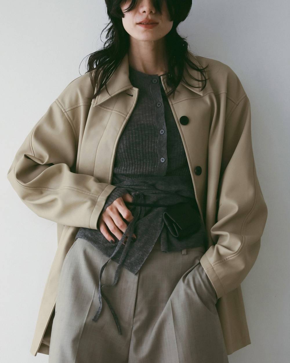 Wool Cachecoeur Cardigan Wool Cachecoeur Cardigan,ウール カシュクール カーディガン,62520502,トップス,カーデ,カーディガン,ニットカーディガン,ニット,ànuke,アンヌーク,lifes,ライフズ,25aw