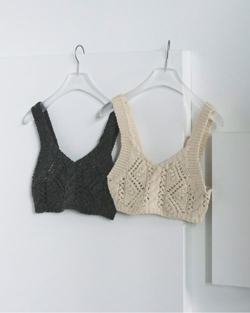 【アンヌーク】anuke Fringe Knit Bustier anuke SALE ANUKE (アンヌーク）Fringe Knit Bustier 即日発送