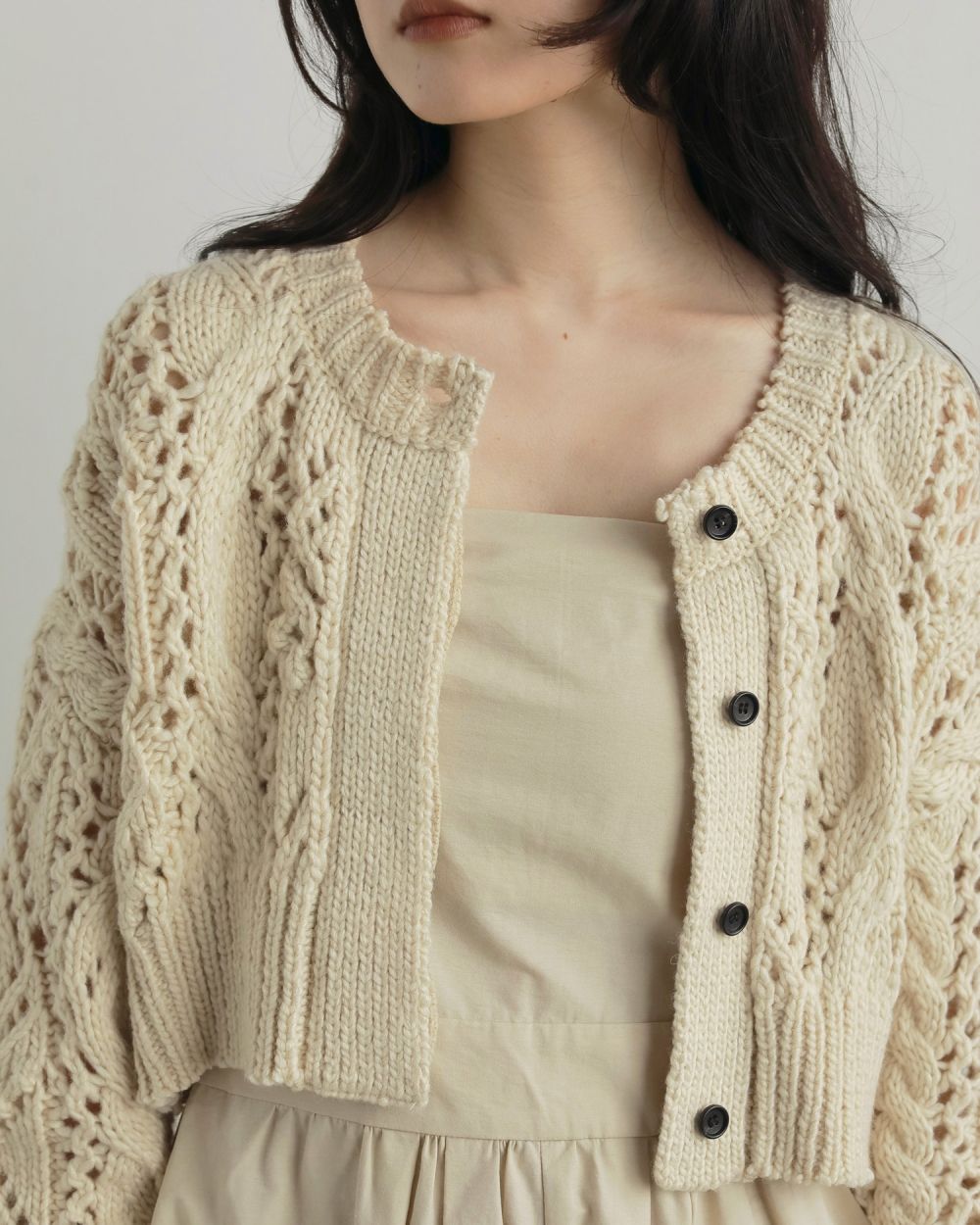 トップス anuke cable knit cardigan ànuke online store（アンヌーク） / Cable Knit CardiganCable