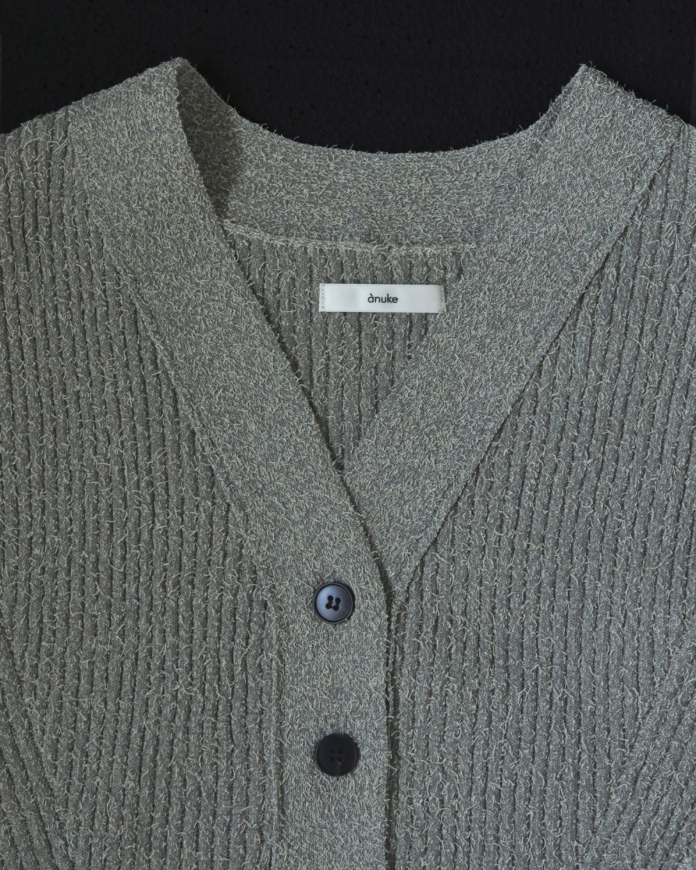 ＊COMORU＊【新品】anuke Curlyarn Knit Vest ànuke online store（アンヌーク） / Curlyarn Knit
