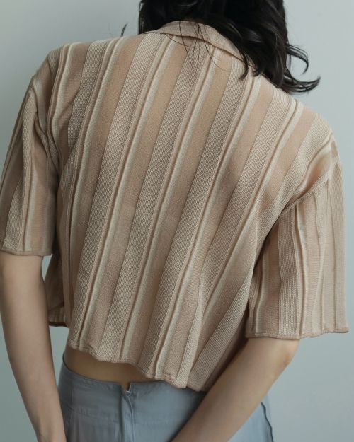 ànuke online store（アンヌーク） / Stripe Knit ShirtsStripe
