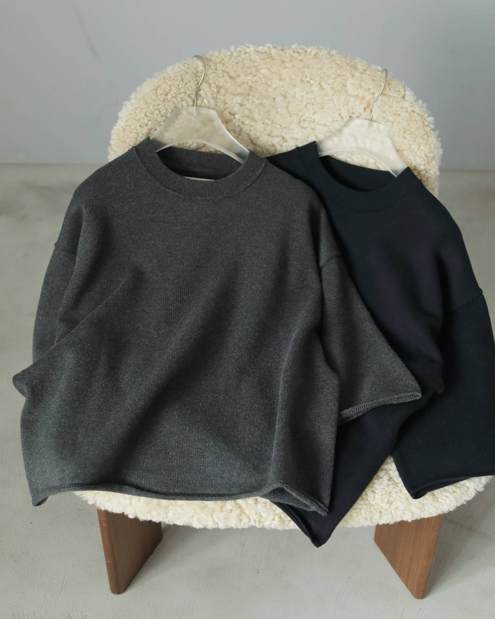 Halfsleeve Over Knit Halfsleeve Over Knit,ハーフスリーブ オーバー ニット,62520515,ニット,トップス,半袖ニット,ànuke,アンヌーク,lifes,ライフズ,25aw