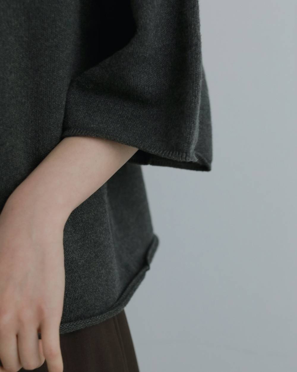 Halfsleeve Over Knit Halfsleeve Over Knit,ハーフスリーブ オーバー ニット,62520515,ニット,トップス,半袖ニット,ànuke,アンヌーク,lifes,ライフズ,25aw