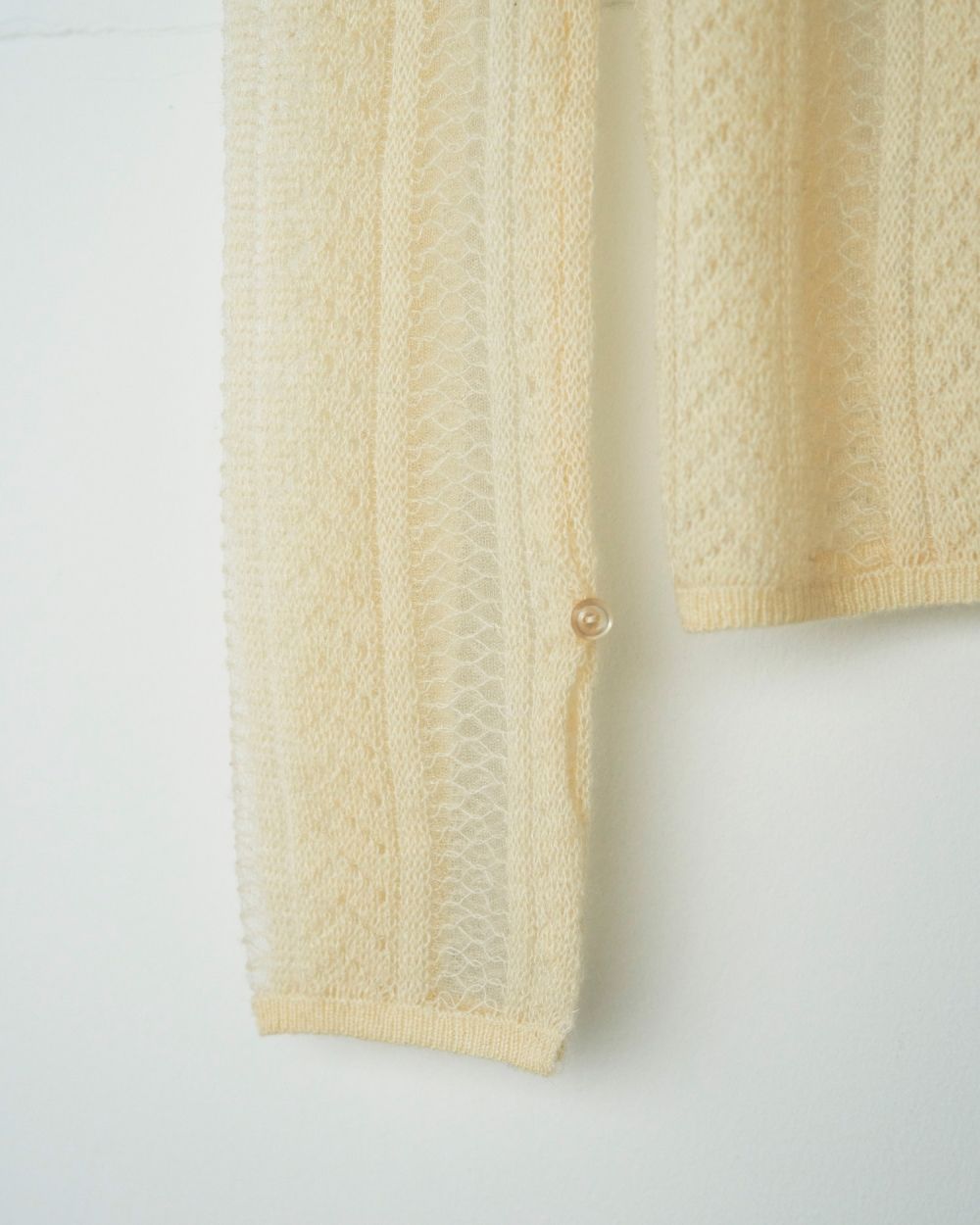 Sheer Ribbon Knit Sheer Ribbon Knit,シアー リボン ニット,62520520,ニット,トップス,ニットトップス,ストライプ,透け感,長袖,ànuke,アンヌーク,lifes,ライフズ,25aw