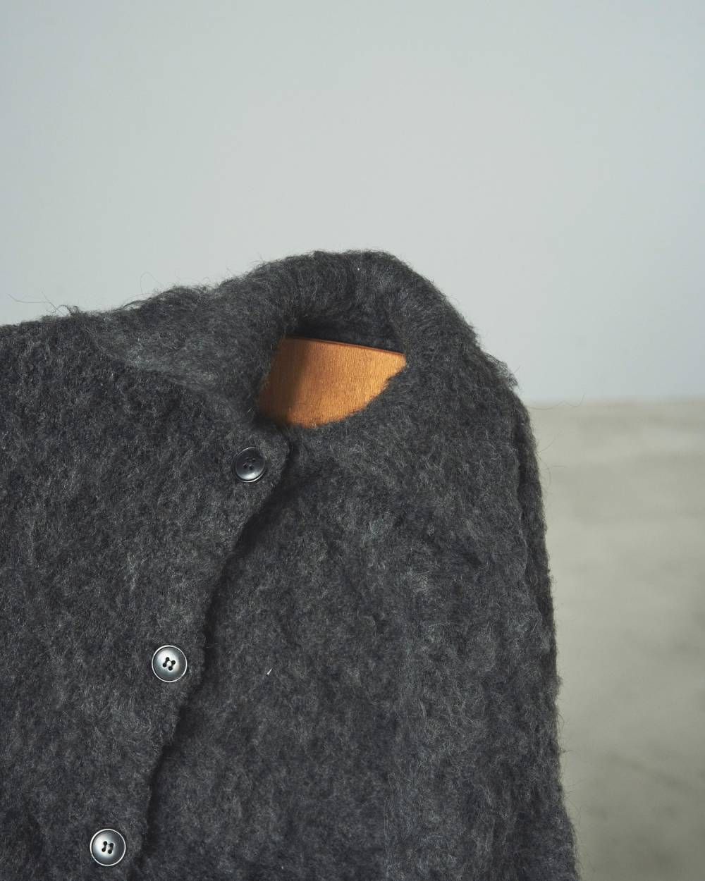 Brashed Knit Jacket Brashed Knit Jacket,ブラッシュド ニット ジャケット,62520522,ニット,トップス,ニットジャケット,JK,ジャケット,羽織,アウター,ànuke,アンヌーク,lifes,ライフズ,25aw