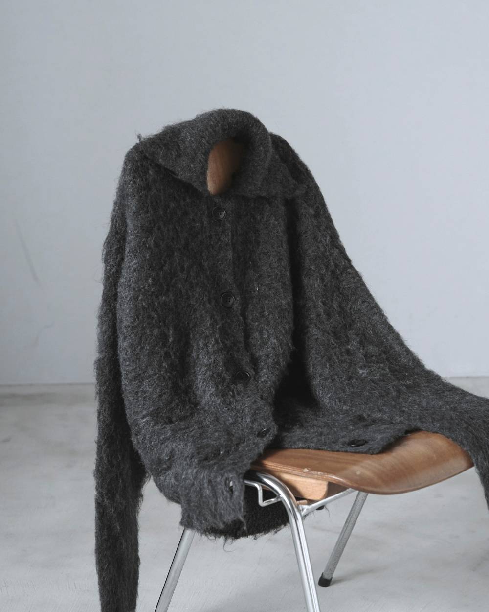 Brashed Knit Jacket Brashed Knit Jacket,ブラッシュド ニット ジャケット,62520522,ニット,トップス,ニットジャケット,JK,ジャケット,羽織,アウター,ànuke,アンヌーク,lifes,ライフズ,25aw