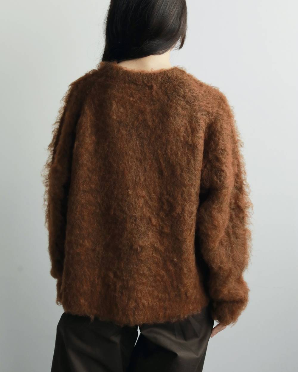 Brashed Knit Pullover Brashed Knit Pullover,ブラッシュド ニット プルオーバー,62520523,ニット,トップス,プルオーバー,ニットプルオーバー,ànuke,アンヌーク,lifes,ライフズ,25aw