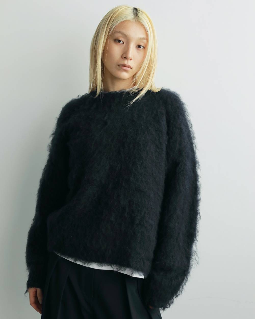 Brashed Knit Pullover Brashed Knit Pullover,ブラッシュド ニット プルオーバー,62520523,ニット,トップス,プルオーバー,ニットプルオーバー,ànuke,アンヌーク,lifes,ライフズ,25aw