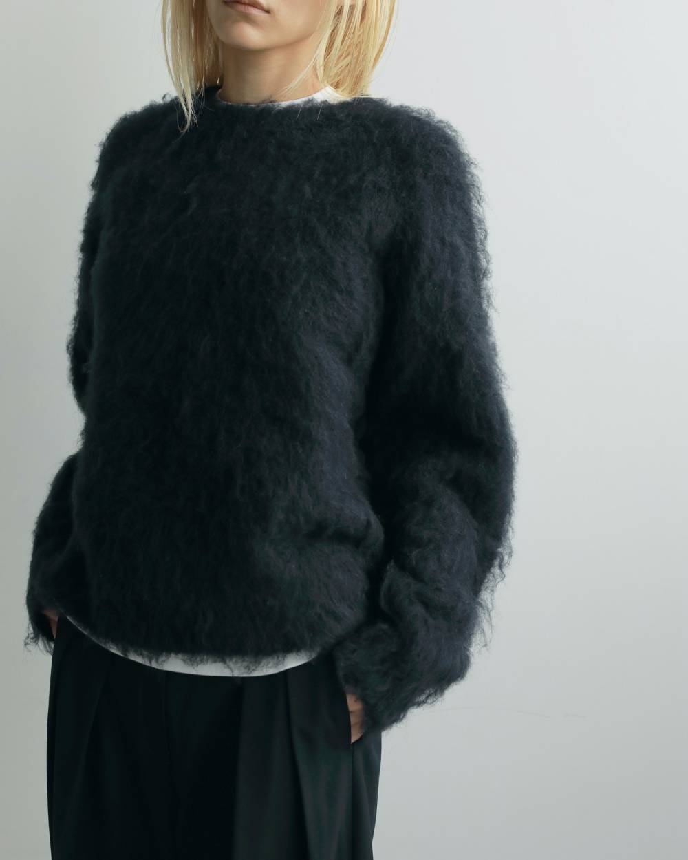 Brashed Knit Pullover Brashed Knit Pullover,ブラッシュド ニット プルオーバー,62520523,ニット,トップス,プルオーバー,ニットプルオーバー,ànuke,アンヌーク,lifes,ライフズ,25aw