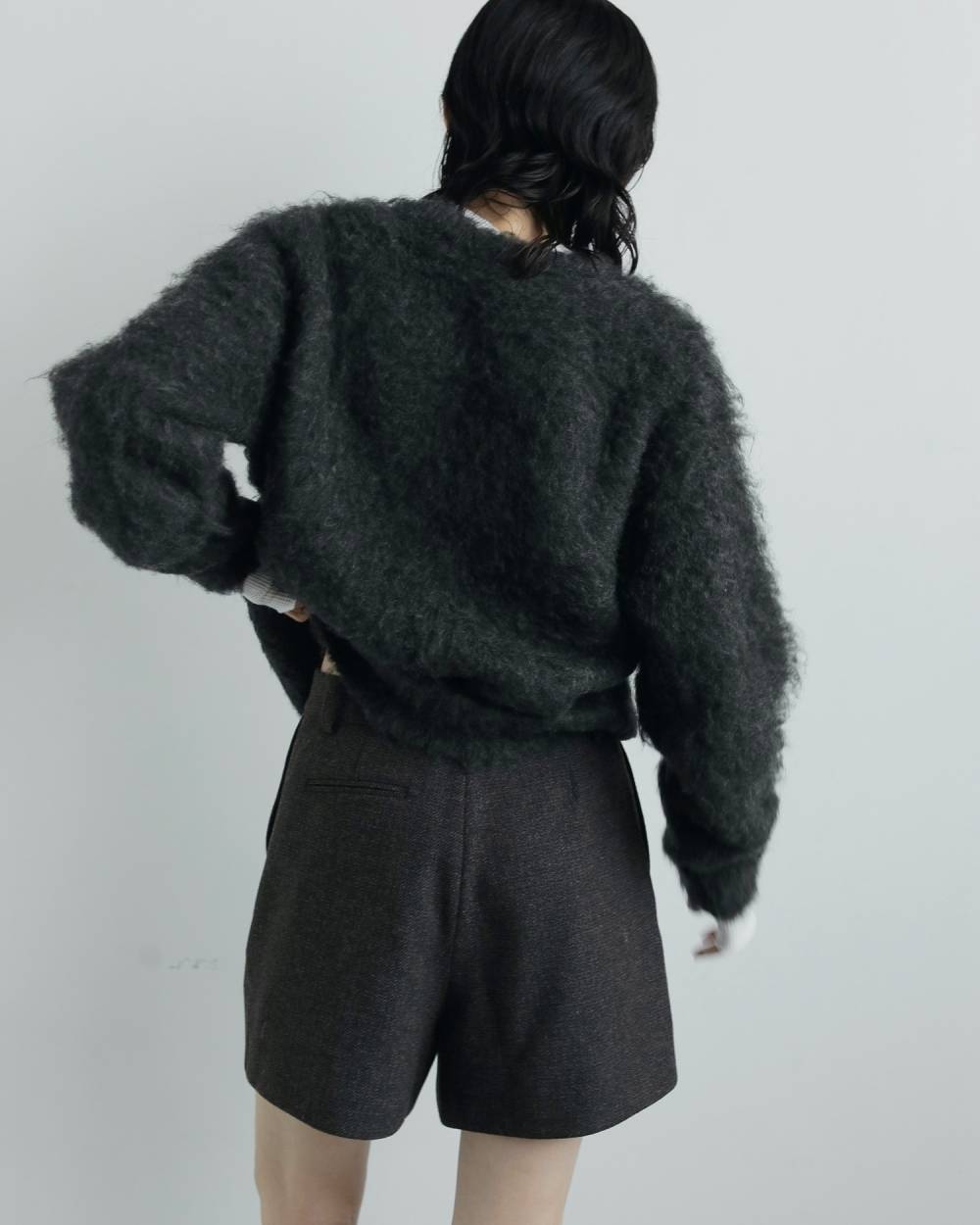 Brashed Knit Pullover Brashed Knit Pullover,ブラッシュド ニット プルオーバー,62520523,ニット,トップス,プルオーバー,ニットプルオーバー,ànuke,アンヌーク,lifes,ライフズ,25aw