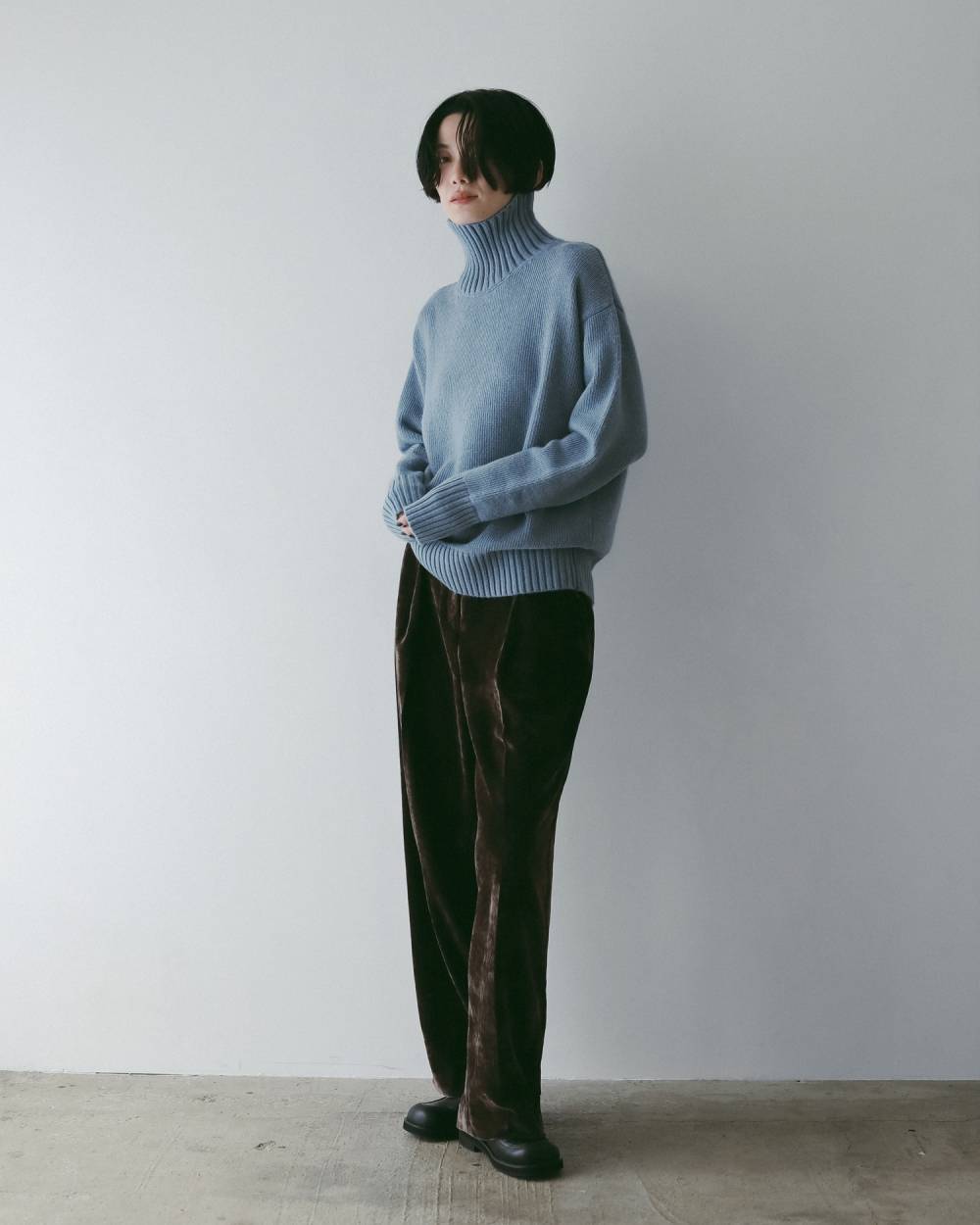 Merinowool Turtle Knit Merinowool Turtle Knit,メリノウール タートル ニット,62520524,トップス,ニット,タートルニット,タートル,ànuke,アンヌーク,lifes,ライフズ,25aw