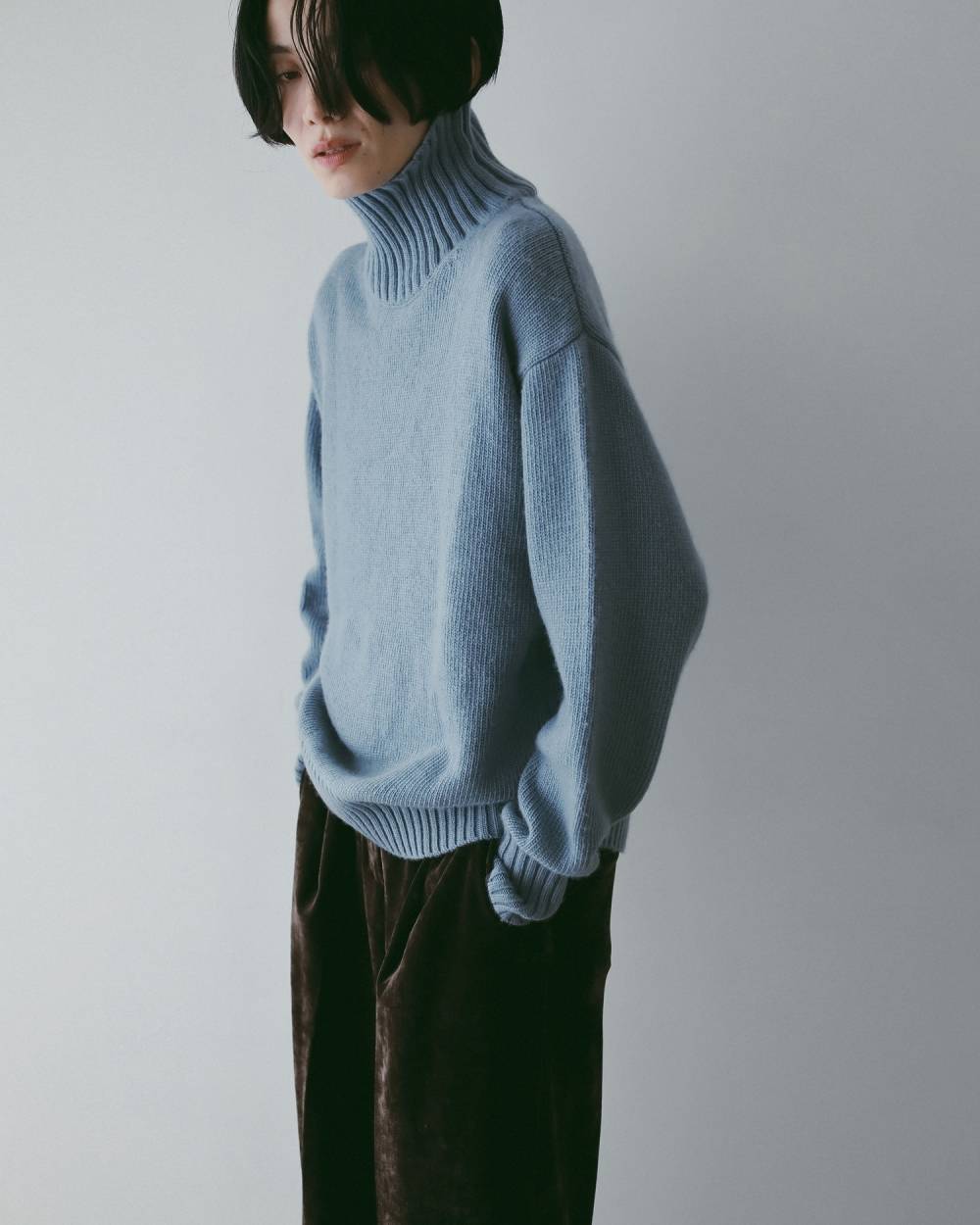 Merinowool Turtle Knit Merinowool Turtle Knit,メリノウール タートル ニット,62520524,トップス,ニット,タートルニット,タートル,ànuke,アンヌーク,lifes,ライフズ,25aw