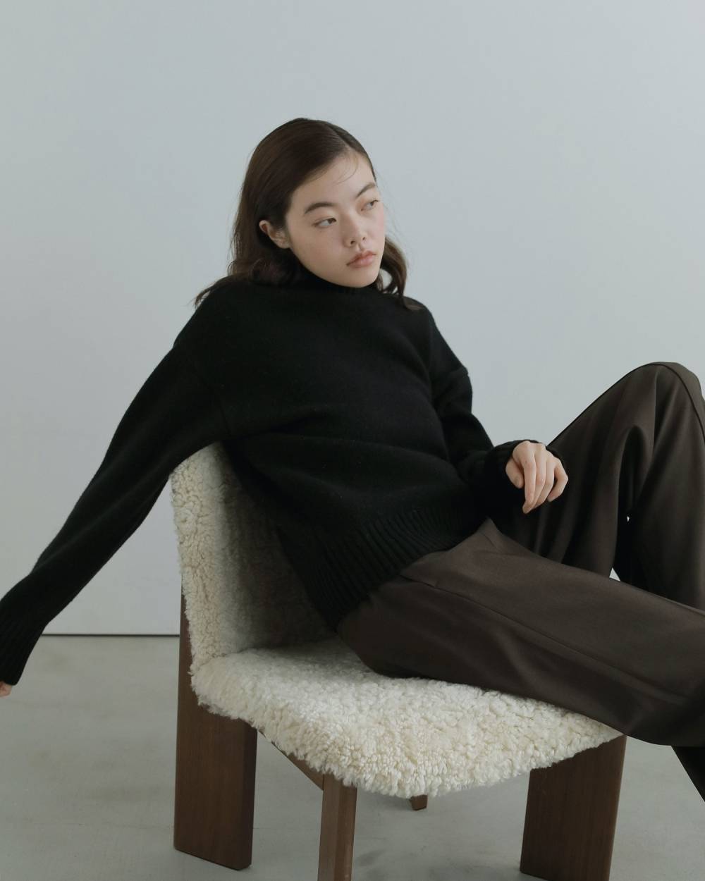 Merinowool Turtle Knit Merinowool Turtle Knit,メリノウール タートル ニット,62520524,トップス,ニット,タートルニット,タートル,ànuke,アンヌーク,lifes,ライフズ,25aw