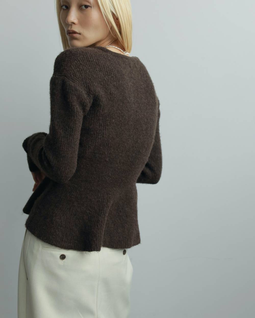 Soft Peplum Knit Soft Peplum Knit,ソフト ペプラム ニット,62520525,ニット,トップス,ニットトップス,ànuke,アンヌーク,lifes,ライフズ,25aw