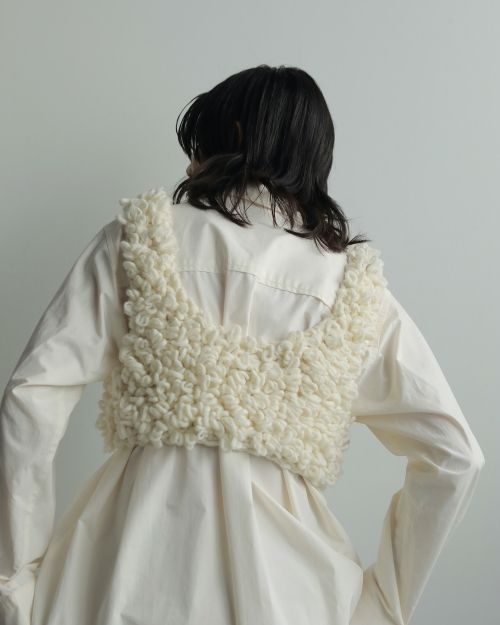 ラスト1点【anuke】アンヌーク Loop Knit Vest ブラウン ànuke online store（アンヌーク） / Loop Knit VestLoop Knit Vest