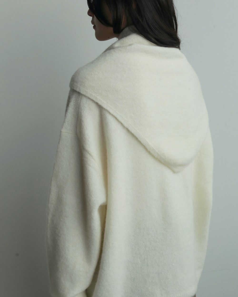 Layered Scarf Knit Layered Scarf Knit,レイヤードスカーフニット,62520528,トップス,ニット,ニットトップス,プルオーバー,ànuke,アンヌーク,lifes,ライフズ,25aw