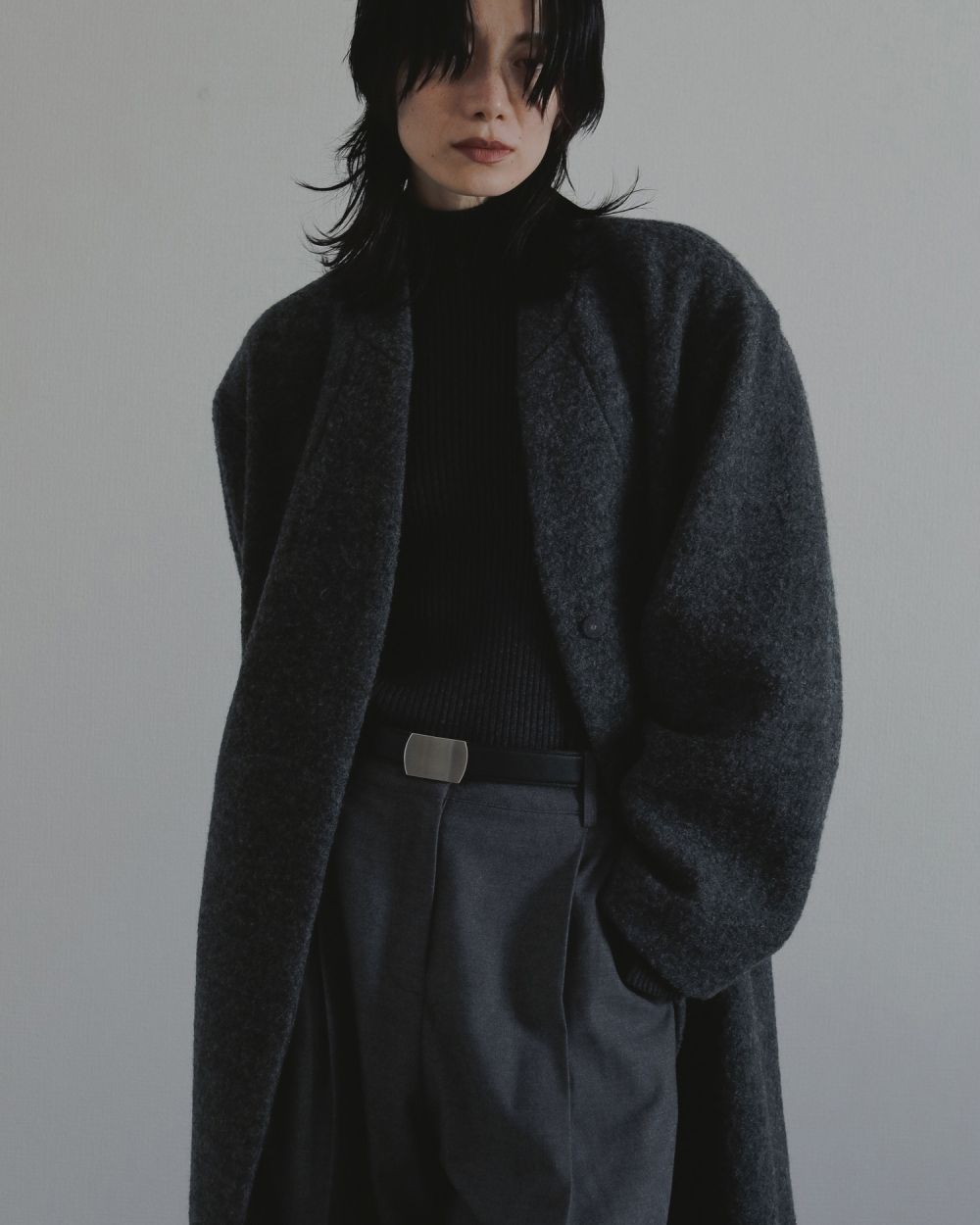 Slit Turtle Knit Slit Turtle Knit,スリットタートルニット,62520530,トップス,ニット,タートル,ànuke,アンヌーク,lifes,ライフズ,25aw