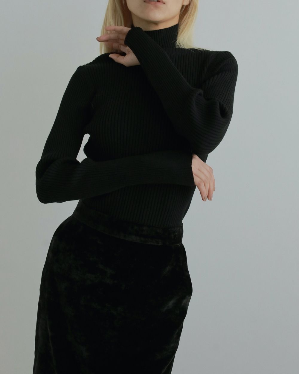 Slit Turtle Knit Slit Turtle Knit,スリットタートルニット,62520530,トップス,ニット,タートル,ànuke,アンヌーク,lifes,ライフズ,25aw