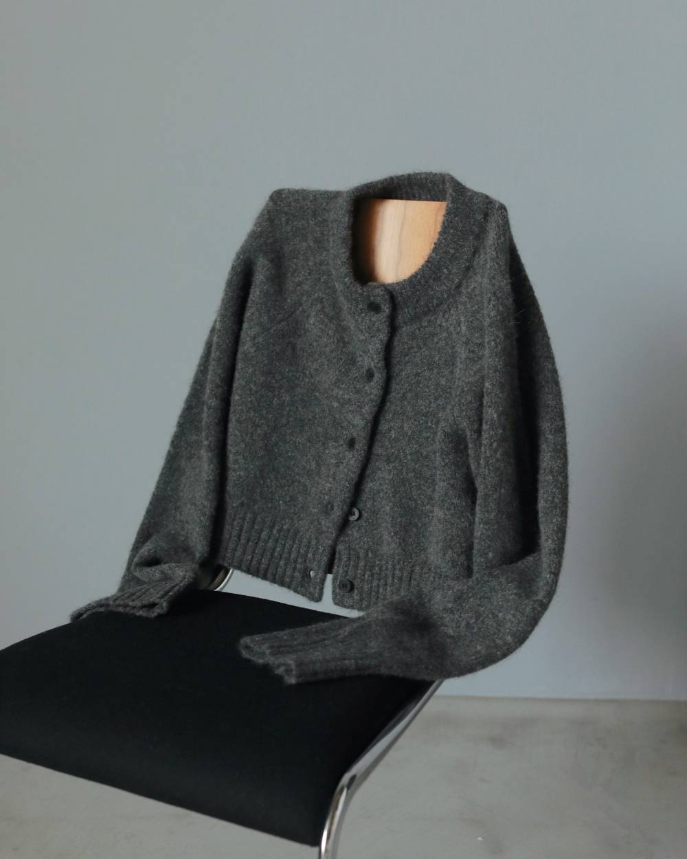 Melange Knit Cardigan Melange Knit Cardigan,メランジ ニット カーディガン,62520531,カーディガン,カーデ,ニット,ニットカーデ,羽織,トップス,ànuke,アンヌーク,lifes,ライフズ,25aw