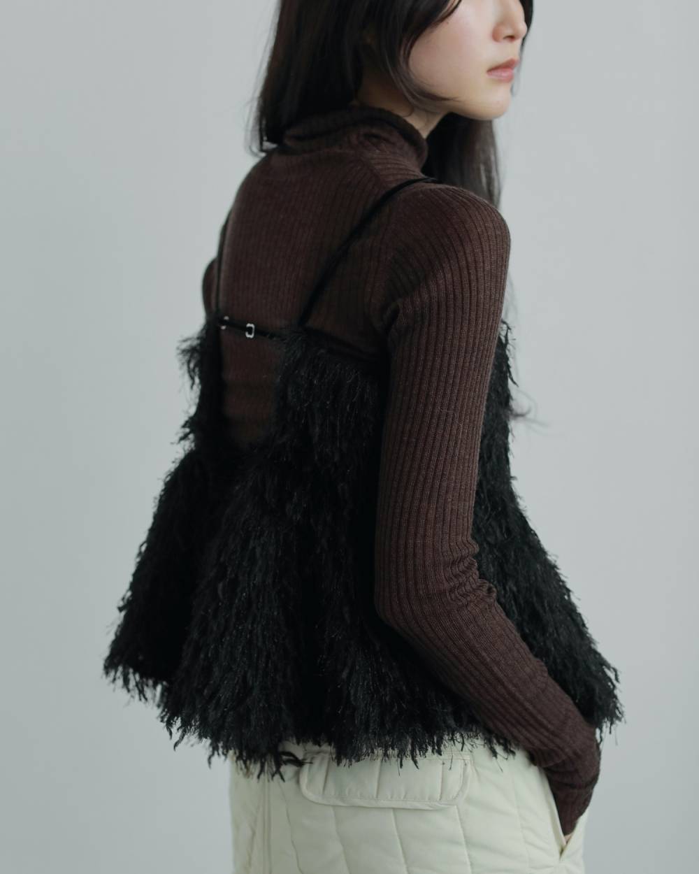 Soft Rib Turtle Soft Rib Turtle,ソフト リブ タートル,62520536,ニット,タートル,トップス,ànuke,アンヌーク,lifes,ライフズ,25aw