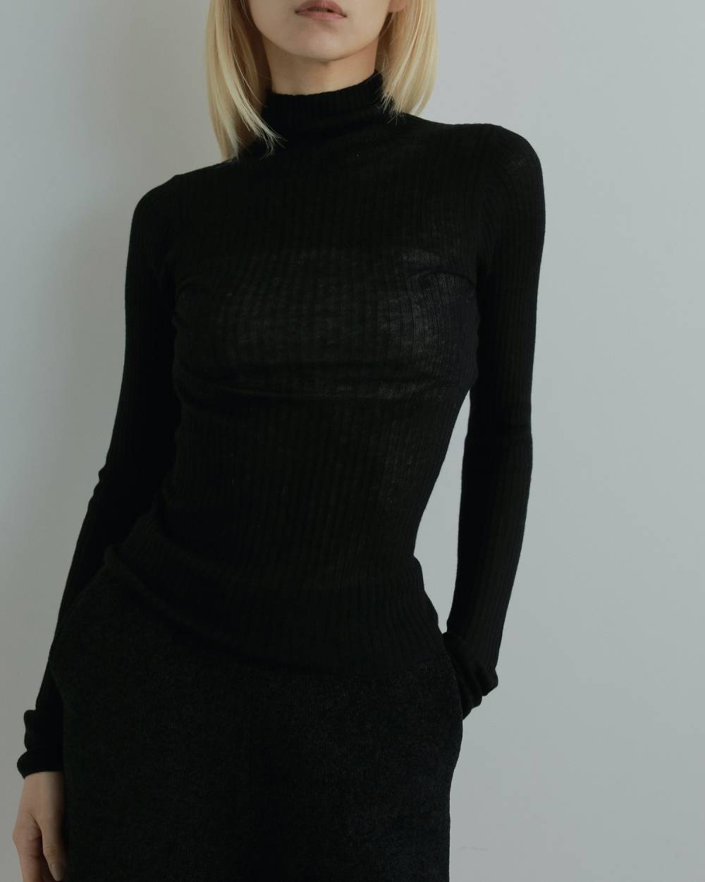 Soft Rib Turtle Soft Rib Turtle,ソフト リブ タートル,62520536,ニット,タートル,トップス,ànuke,アンヌーク,lifes,ライフズ,25aw