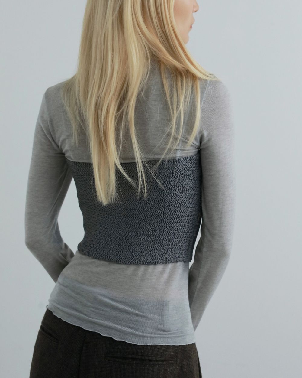 Bright Knit Baretop Bright Knit Baretop,ブライトニットベアトップ,62520537,ニットブラトップ,ベアトップ,レイヤード,ànuke,アンヌーク,lifes,ライフズ,25aw